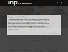 Tablet Screenshot of inp-us.com